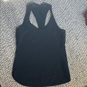 Lululemon black razor back tank
